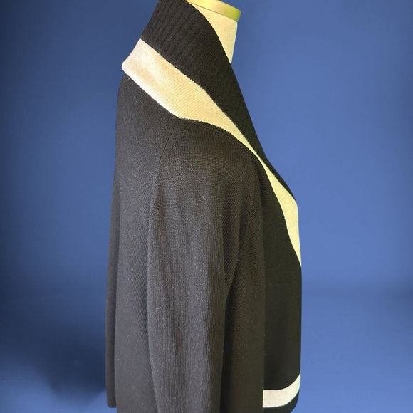 Banana Republic Italian Yarn Merino Wool / Cashmere Blend Waterfall Cardigan L - Picture 11 of 14